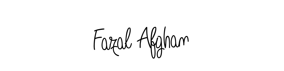 Fazal Afghan stylish signature style. Best Handwritten Sign (Angelique-Rose-font-FFP) for my name. Handwritten Signature Collection Ideas for my name Fazal Afghan. Fazal Afghan signature style 5 images and pictures png
