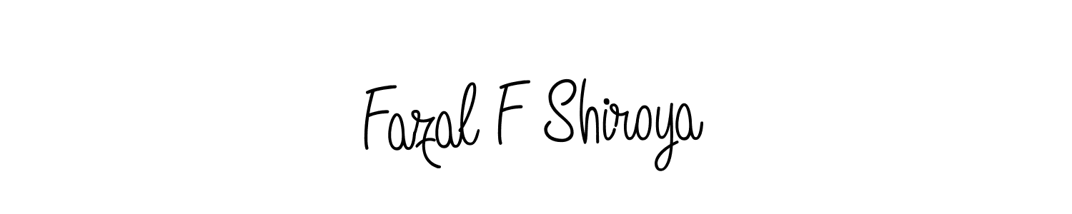 You can use this online signature creator to create a handwritten signature for the name Fazal F Shiroya. This is the best online autograph maker. Fazal F Shiroya signature style 5 images and pictures png