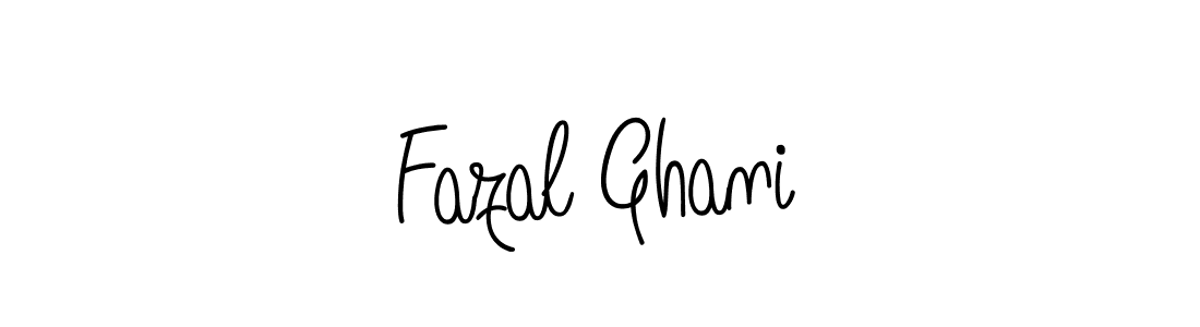 Design your own signature with our free online signature maker. With this signature software, you can create a handwritten (Angelique-Rose-font-FFP) signature for name Fazal Ghani. Fazal Ghani signature style 5 images and pictures png