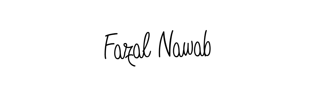 Angelique-Rose-font-FFP is a professional signature style that is perfect for those who want to add a touch of class to their signature. It is also a great choice for those who want to make their signature more unique. Get Fazal Nawab name to fancy signature for free. Fazal Nawab signature style 5 images and pictures png