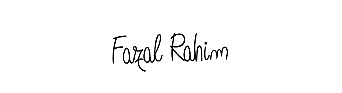 Design your own signature with our free online signature maker. With this signature software, you can create a handwritten (Angelique-Rose-font-FFP) signature for name Fazal Rahim. Fazal Rahim signature style 5 images and pictures png