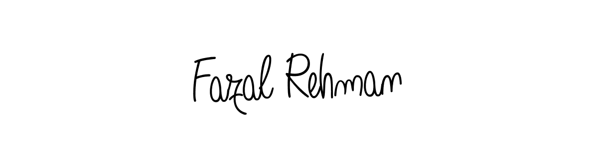 Use a signature maker to create a handwritten signature online. With this signature software, you can design (Angelique-Rose-font-FFP) your own signature for name Fazal Rehman. Fazal Rehman signature style 5 images and pictures png