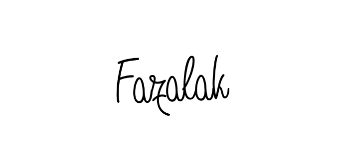 Create a beautiful signature design for name Fazalak. With this signature (Angelique-Rose-font-FFP) fonts, you can make a handwritten signature for free. Fazalak signature style 5 images and pictures png