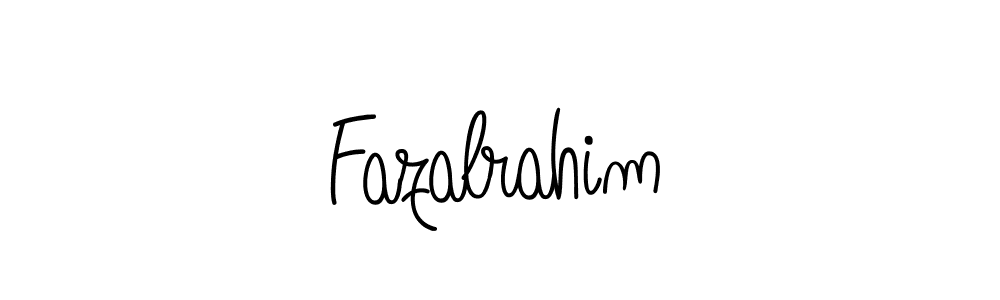 Use a signature maker to create a handwritten signature online. With this signature software, you can design (Angelique-Rose-font-FFP) your own signature for name Fazalrahim. Fazalrahim signature style 5 images and pictures png