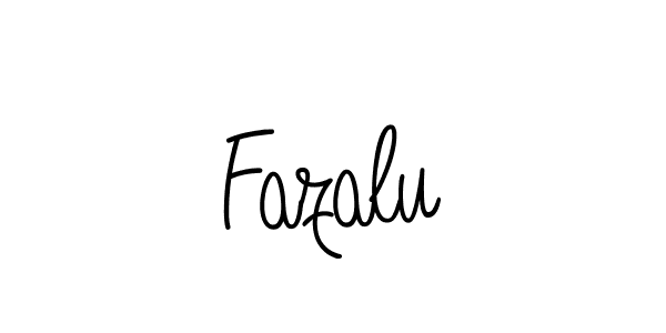 Also we have Fazalu name is the best signature style. Create professional handwritten signature collection using Angelique-Rose-font-FFP autograph style. Fazalu signature style 5 images and pictures png