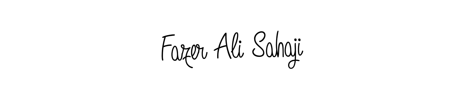 if you are searching for the best signature style for your name Fazer Ali Sahaji. so please give up your signature search. here we have designed multiple signature styles  using Angelique-Rose-font-FFP. Fazer Ali Sahaji signature style 5 images and pictures png