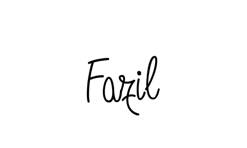 How to make Fazil name signature. Use Angelique-Rose-font-FFP style for creating short signs online. This is the latest handwritten sign. Fazil signature style 5 images and pictures png