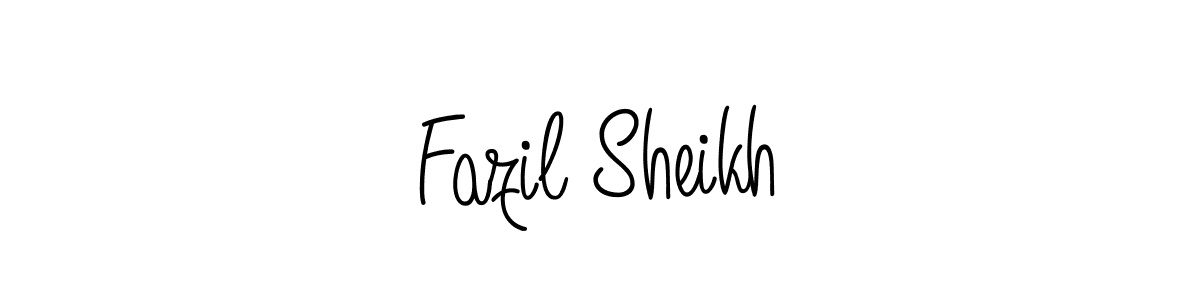 Once you've used our free online signature maker to create your best signature Angelique-Rose-font-FFP style, it's time to enjoy all of the benefits that Fazil Sheikh name signing documents. Fazil Sheikh signature style 5 images and pictures png