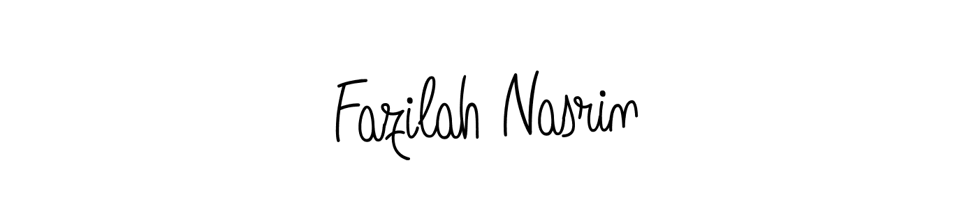 if you are searching for the best signature style for your name Fazilah Nasrin. so please give up your signature search. here we have designed multiple signature styles  using Angelique-Rose-font-FFP. Fazilah Nasrin signature style 5 images and pictures png