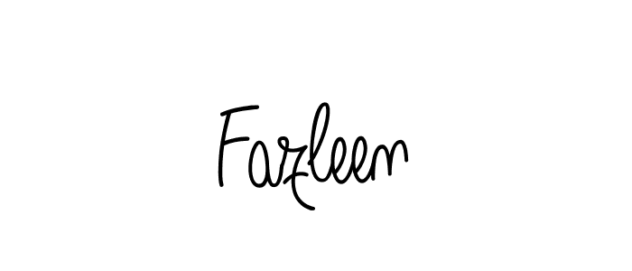 How to make Fazleen name signature. Use Angelique-Rose-font-FFP style for creating short signs online. This is the latest handwritten sign. Fazleen signature style 5 images and pictures png