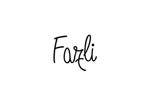 Also we have Fazli name is the best signature style. Create professional handwritten signature collection using Angelique-Rose-font-FFP autograph style. Fazli signature style 5 images and pictures png