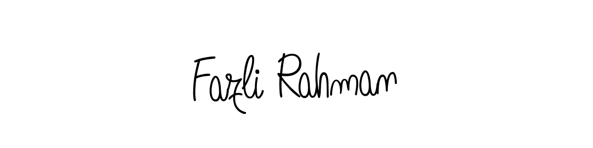 This is the best signature style for the Fazli Rahman name. Also you like these signature font (Angelique-Rose-font-FFP). Mix name signature. Fazli Rahman signature style 5 images and pictures png