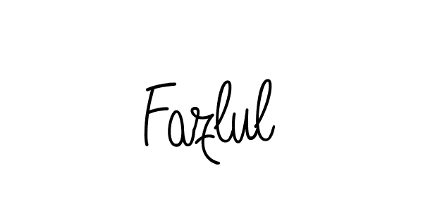 Fazlul stylish signature style. Best Handwritten Sign (Angelique-Rose-font-FFP) for my name. Handwritten Signature Collection Ideas for my name Fazlul. Fazlul signature style 5 images and pictures png