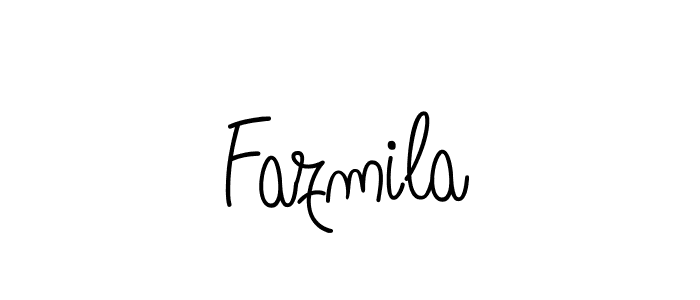 if you are searching for the best signature style for your name Fazmila. so please give up your signature search. here we have designed multiple signature styles  using Angelique-Rose-font-FFP. Fazmila signature style 5 images and pictures png