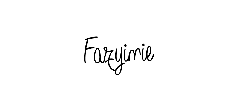 Make a beautiful signature design for name Fazyinie. Use this online signature maker to create a handwritten signature for free. Fazyinie signature style 5 images and pictures png