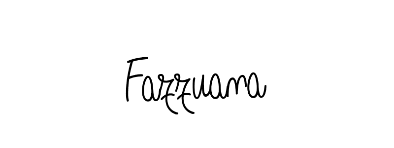 Once you've used our free online signature maker to create your best signature Angelique-Rose-font-FFP style, it's time to enjoy all of the benefits that Fazzuana name signing documents. Fazzuana signature style 5 images and pictures png