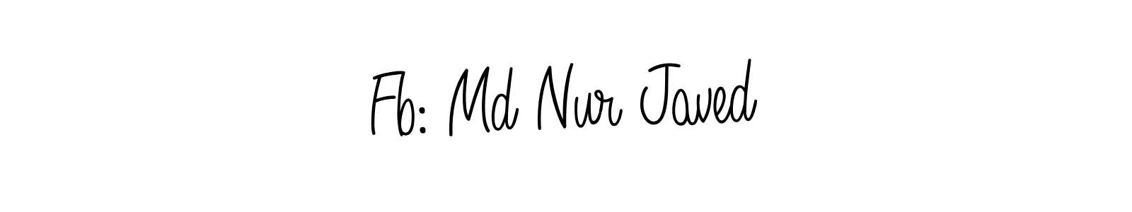 Also we have Fb: Md Nur Javed name is the best signature style. Create professional handwritten signature collection using Angelique-Rose-font-FFP autograph style. Fb: Md Nur Javed signature style 5 images and pictures png