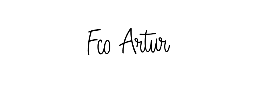 Once you've used our free online signature maker to create your best signature Angelique-Rose-font-FFP style, it's time to enjoy all of the benefits that Fco Artur name signing documents. Fco Artur signature style 5 images and pictures png