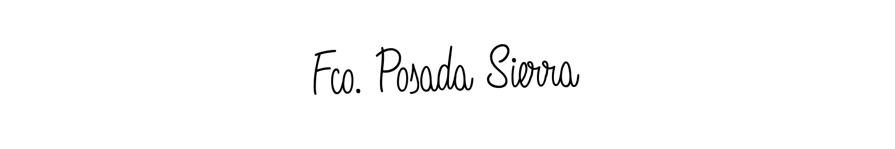 This is the best signature style for the Fco. Posada Sierra name. Also you like these signature font (Angelique-Rose-font-FFP). Mix name signature. Fco. Posada Sierra signature style 5 images and pictures png