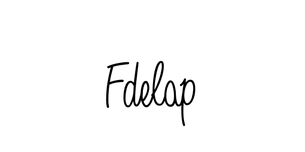 The best way (Angelique-Rose-font-FFP) to make a short signature is to pick only two or three words in your name. The name Fdelap include a total of six letters. For converting this name. Fdelap signature style 5 images and pictures png