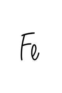 Design your own signature with our free online signature maker. With this signature software, you can create a handwritten (Angelique-Rose-font-FFP) signature for name Fe. Fe signature style 5 images and pictures png