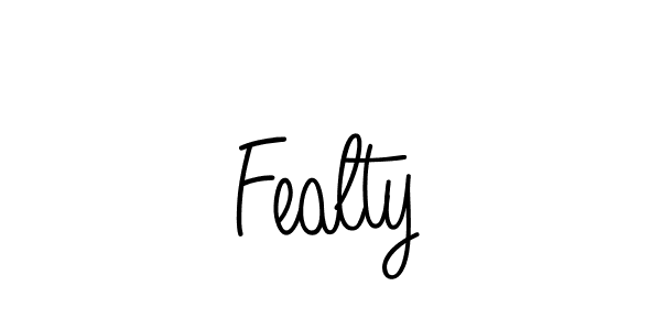 How to make Fealty name signature. Use Angelique-Rose-font-FFP style for creating short signs online. This is the latest handwritten sign. Fealty signature style 5 images and pictures png