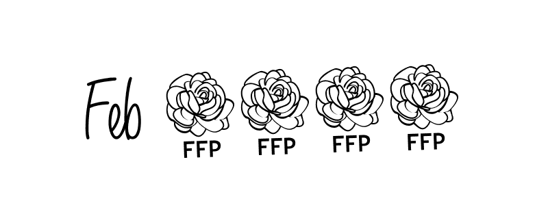 How to make Feb 2020 name signature. Use Angelique-Rose-font-FFP style for creating short signs online. This is the latest handwritten sign. Feb 2020 signature style 5 images and pictures png