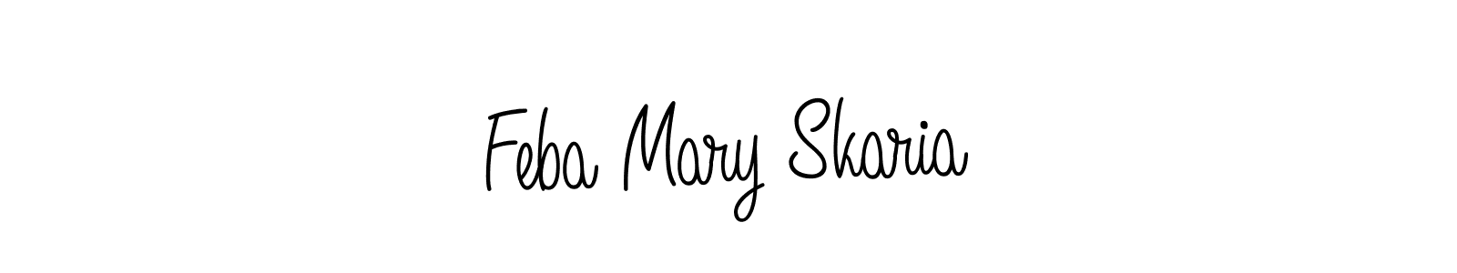 Make a beautiful signature design for name Feba Mary Skaria. Use this online signature maker to create a handwritten signature for free. Feba Mary Skaria signature style 5 images and pictures png