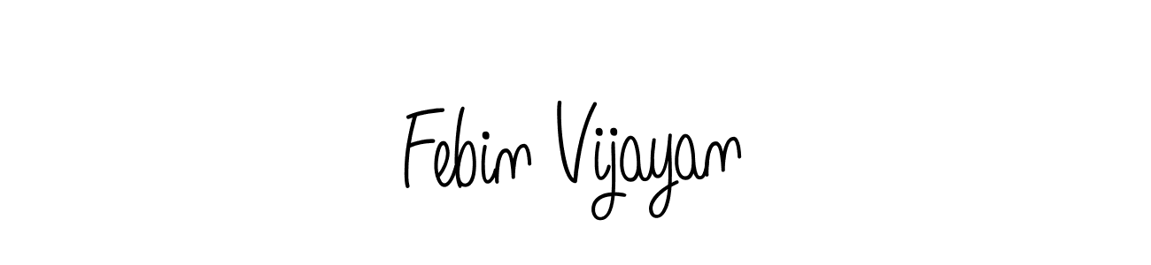 Similarly Angelique-Rose-font-FFP is the best handwritten signature design. Signature creator online .You can use it as an online autograph creator for name Febin Vijayan. Febin Vijayan signature style 5 images and pictures png