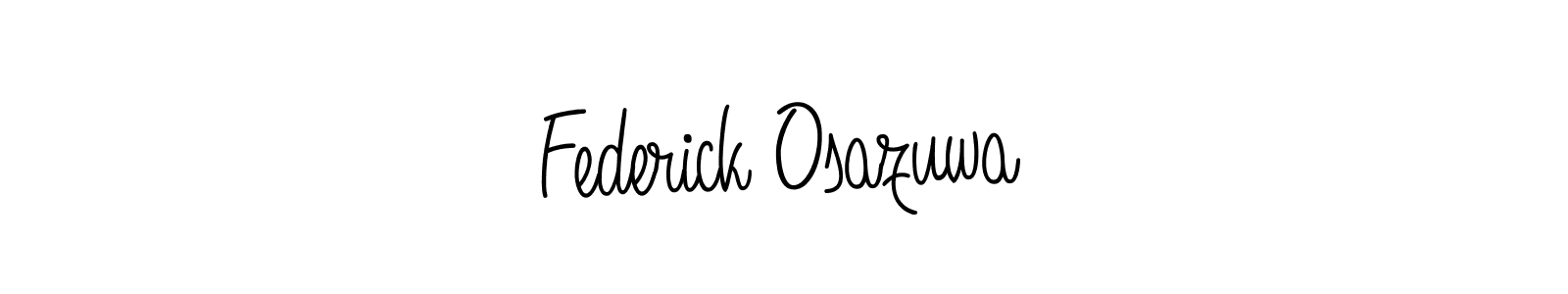 Also we have Federick Osazuwa name is the best signature style. Create professional handwritten signature collection using Angelique-Rose-font-FFP autograph style. Federick Osazuwa signature style 5 images and pictures png