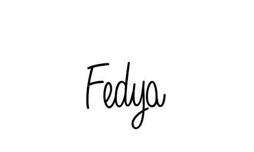 Create a beautiful signature design for name Fedya. With this signature (Angelique-Rose-font-FFP) fonts, you can make a handwritten signature for free. Fedya signature style 5 images and pictures png