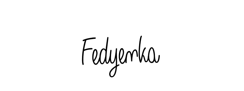 Create a beautiful signature design for name Fedyenka. With this signature (Angelique-Rose-font-FFP) fonts, you can make a handwritten signature for free. Fedyenka signature style 5 images and pictures png