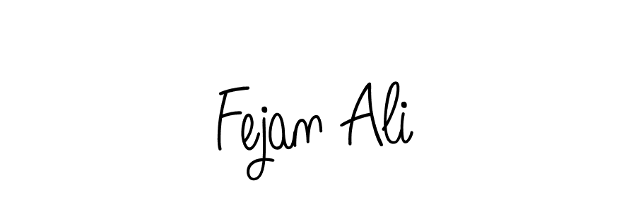 The best way (Angelique-Rose-font-FFP) to make a short signature is to pick only two or three words in your name. The name Fejan Ali include a total of six letters. For converting this name. Fejan Ali signature style 5 images and pictures png