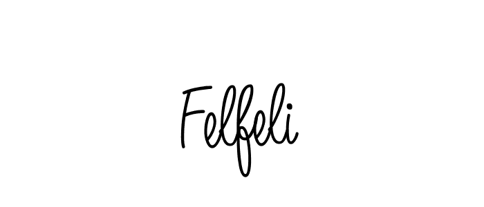 How to make Felfeli signature? Angelique-Rose-font-FFP is a professional autograph style. Create handwritten signature for Felfeli name. Felfeli signature style 5 images and pictures png