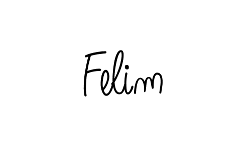 The best way (Angelique-Rose-font-FFP) to make a short signature is to pick only two or three words in your name. The name Felim include a total of six letters. For converting this name. Felim signature style 5 images and pictures png