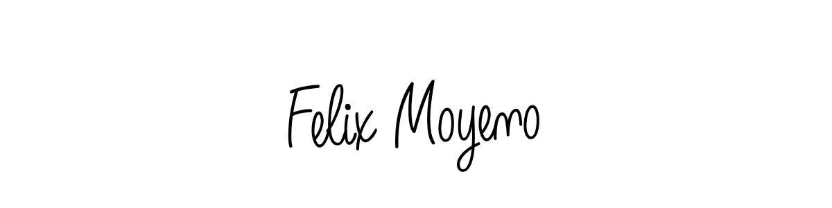 You should practise on your own different ways (Angelique-Rose-font-FFP) to write your name (Felix Moyeno) in signature. don't let someone else do it for you. Felix Moyeno signature style 5 images and pictures png