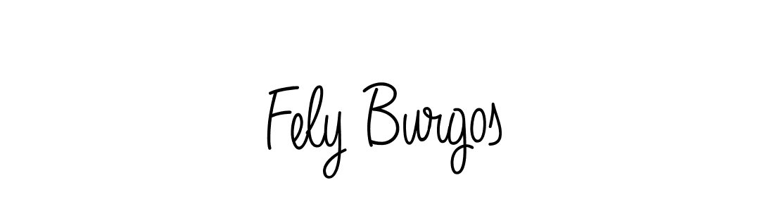Similarly Angelique-Rose-font-FFP is the best handwritten signature design. Signature creator online .You can use it as an online autograph creator for name Fely Burgos. Fely Burgos signature style 5 images and pictures png