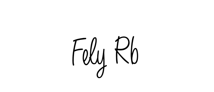 It looks lik you need a new signature style for name Fely Rb. Design unique handwritten (Angelique-Rose-font-FFP) signature with our free signature maker in just a few clicks. Fely Rb signature style 5 images and pictures png