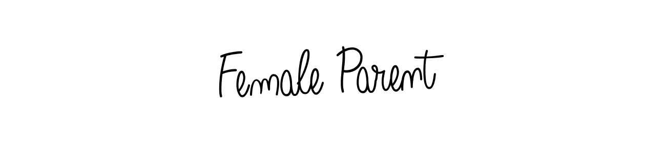 How to make Female Parent signature? Angelique-Rose-font-FFP is a professional autograph style. Create handwritten signature for Female Parent name. Female Parent signature style 5 images and pictures png