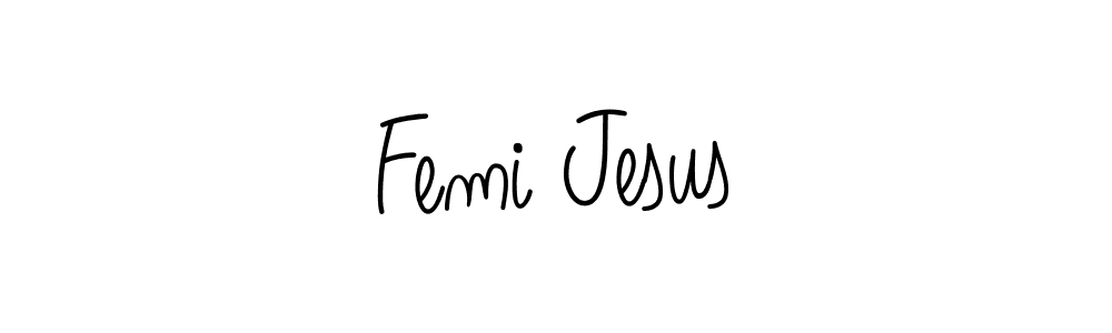 Make a beautiful signature design for name Femi Jesus. Use this online signature maker to create a handwritten signature for free. Femi Jesus signature style 5 images and pictures png