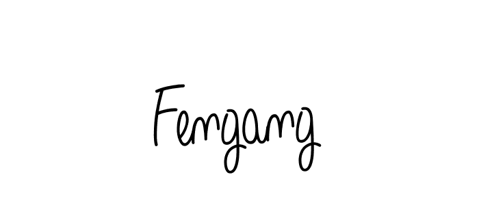 The best way (Angelique-Rose-font-FFP) to make a short signature is to pick only two or three words in your name. The name Fengang include a total of six letters. For converting this name. Fengang signature style 5 images and pictures png