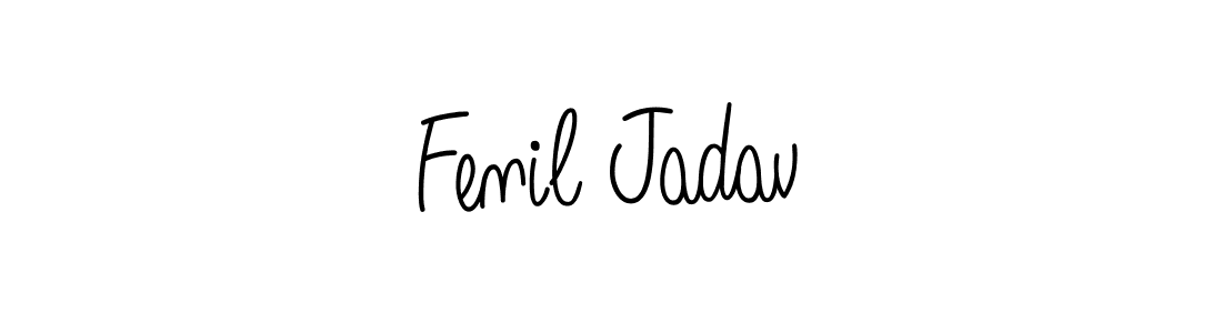 Also we have Fenil Jadav name is the best signature style. Create professional handwritten signature collection using Angelique-Rose-font-FFP autograph style. Fenil Jadav signature style 5 images and pictures png