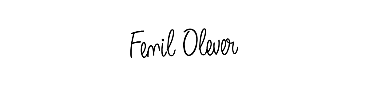 This is the best signature style for the Fenil Olever name. Also you like these signature font (Angelique-Rose-font-FFP). Mix name signature. Fenil Olever signature style 5 images and pictures png