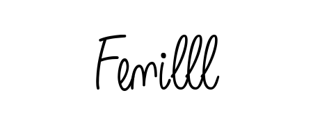 Give your name Fenilll an exquisite flair with the Angelique-Rose-font-FFP script font. Ideal for contracts, resumes, and formal letterheads. Fenilll signature style 5 images and pictures png