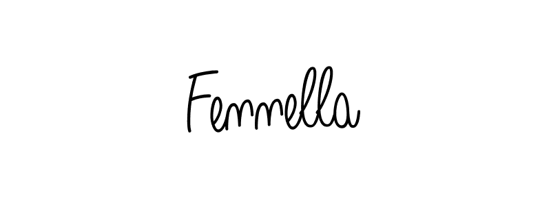 Best and Professional Signature Style for Fennella. Angelique-Rose-font-FFP Best Signature Style Collection. Fennella signature style 5 images and pictures png