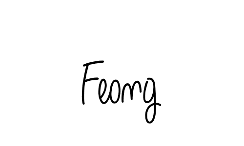 The best way (Angelique-Rose-font-FFP) to make a short signature is to pick only two or three words in your name. The name Feong include a total of six letters. For converting this name. Feong signature style 5 images and pictures png