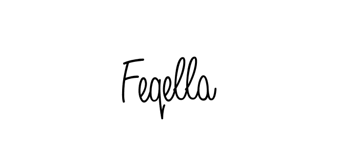 Similarly Angelique-Rose-font-FFP is the best handwritten signature design. Signature creator online .You can use it as an online autograph creator for name Feqella. Feqella signature style 5 images and pictures png