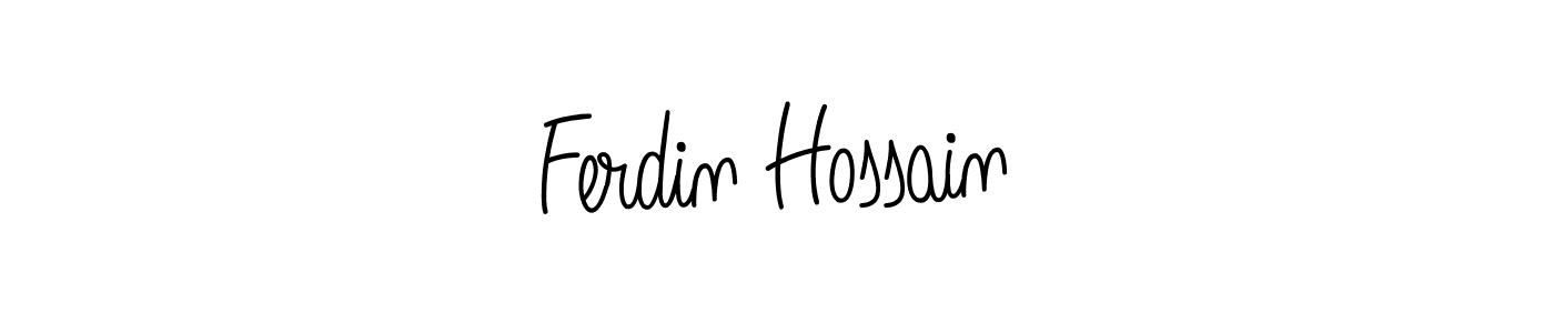 Here are the top 10 professional signature styles for the name Ferdin Hossain. These are the best autograph styles you can use for your name. Ferdin Hossain signature style 5 images and pictures png