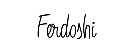 Get an exclusive digital autograph for Ferdoshi. The Angelique-Rose-font-FFP typeface captures the charm of real penmanship on paper. Ferdoshi signature style 5 images and pictures png