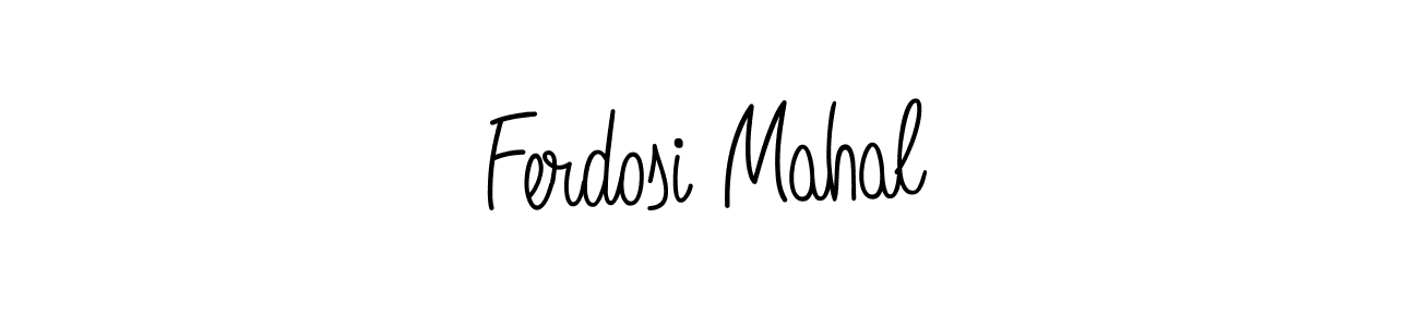 Best and Professional Signature Style for Ferdosi Mahal. Angelique-Rose-font-FFP Best Signature Style Collection. Ferdosi Mahal signature style 5 images and pictures png